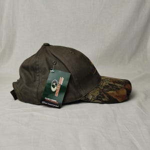 US Smokeless Tabacco Co ハットキャップ 大人用 Mossy Oak ストラップバック カモグリーン 新品 画像 4