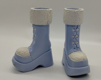 Bratz Doll Shoes Wintertime Wonderland Yasmin Blue & White Snow Boots