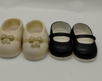 Two Pair of Doll Shoes - 2.75 Inches Long