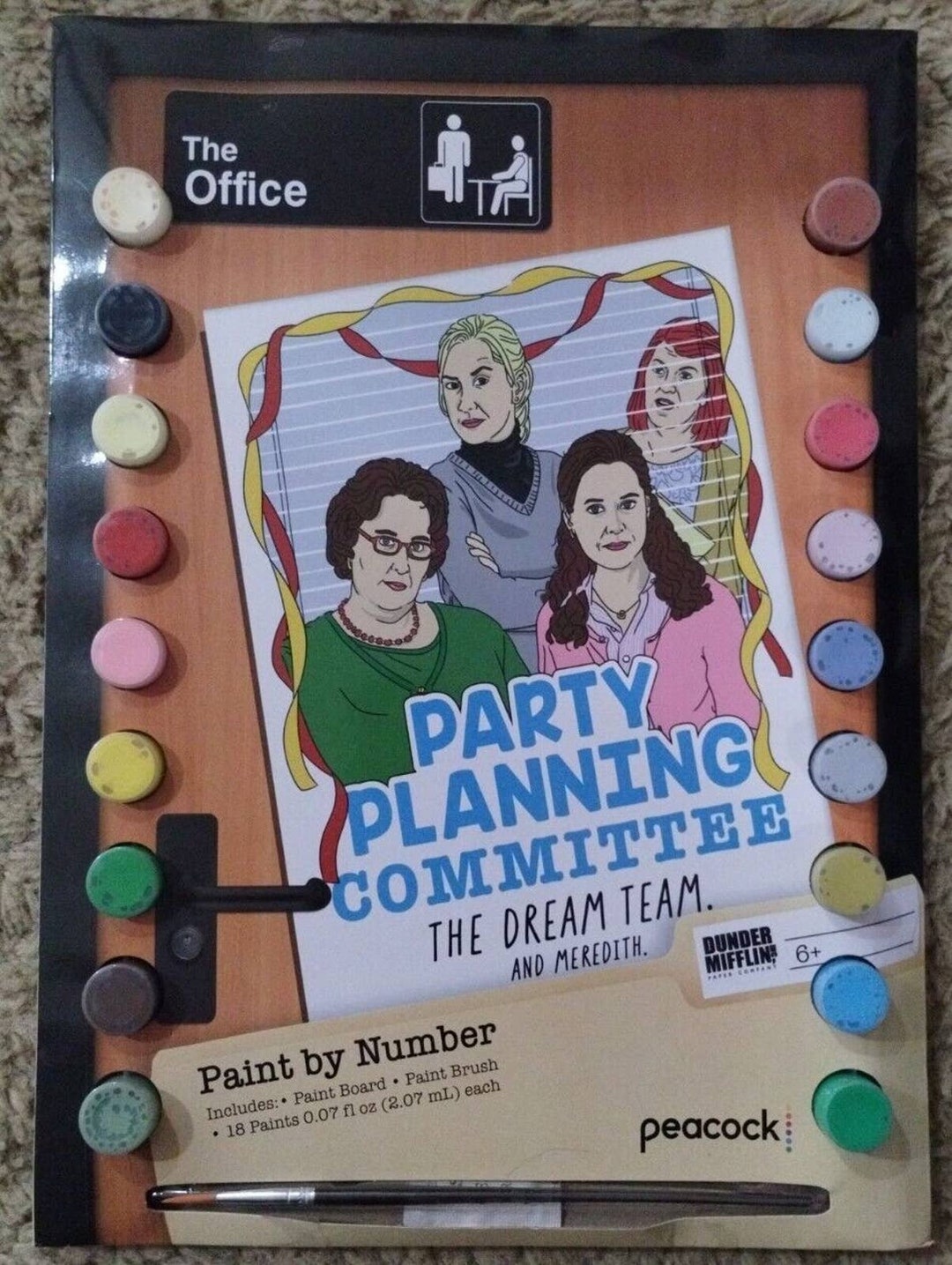 The Office Paint by Numbers Party Planning Committee Etsy
