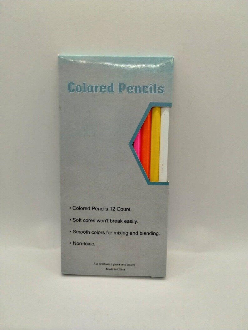 Madisi Colored Pencils Presharpened 12 Pencils 2 Packs Etsy