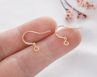 100pcs Real Gold Plated Bar Earrings , Simple Ear Wire, Long Stick Earrings, Jewelry Making Materials, Earring Attachment