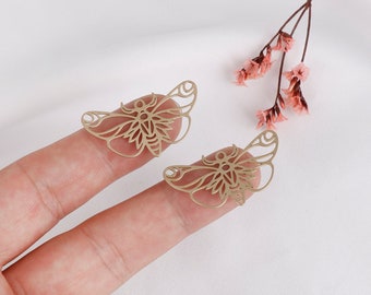 Brass Butterfly Earrings and Pendants: Personalized Jewelry Gift Making
