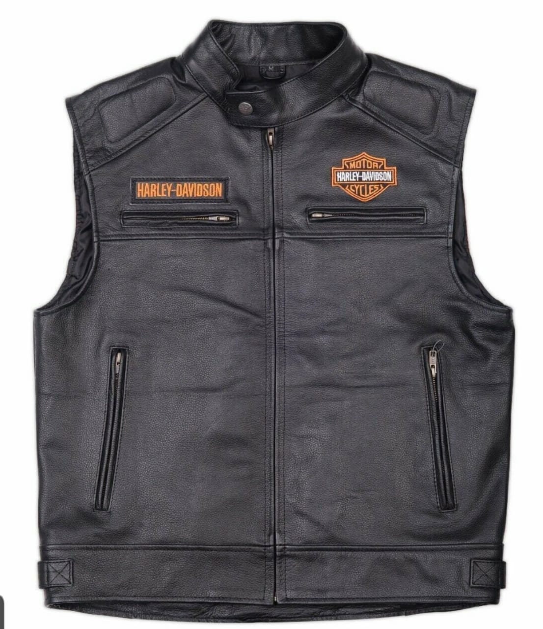 Harley Davidson Men's Passing Link Vest Starts Rugged Cow Etsy