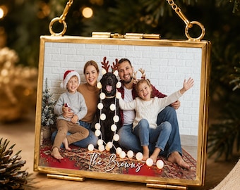 Personalized Family Picture Gold Frame Ornament 2026, Family Photo Ornament, 2026 Memories Ornament, Keepsake, Family 2026 Keepsake Gift