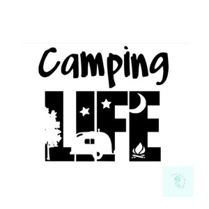 Vida de campamento SVG