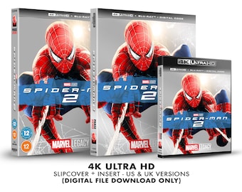 Marvel Spider-Man 2 Custom 4K Blu-ray Slipcover + Insert Set [DOWNLOAD]