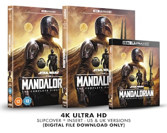 Star Wars: The Mandalorian - Season 1 Custom 4K Blu-ray Slipcover + Insert Set [DOWNLOAD]