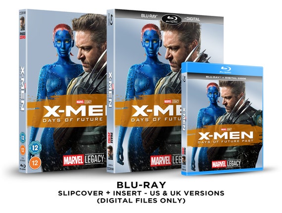 Marvel X-men: Days of Future Past Custom Blu-ray Slipcover +