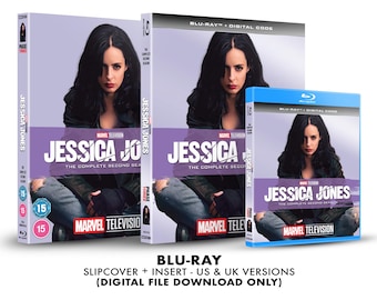 Marvel Jessica Jones - Season 2 Custom Blu-ray Slipcover + Insert Set [DOWNLOAD]