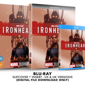Marvel Studios specialdesignade Ironheart Blu-ray-omslag + insatsset [DIGITAL NEDLADDNING]