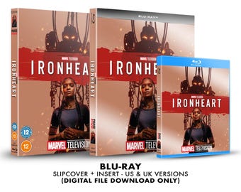 Marvel Studios' Ironheart Custom Blu-ray Slipcover + Insert Set [DIGITAL DOWNLOAD]