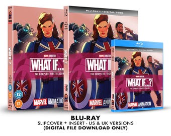 Marvel Studios What If - Season 1 Custom Blu-ray Slipcover + Insert Set [DOWNLOAD]