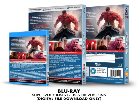 Marvel Studios Captain America: Brave New World Custom Blu-ray