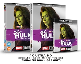 Marvel Studios She-Hulk: Attorney At Law Custom 4K Blu-ray Slipcover + Insert Set [DOWNLOAD]