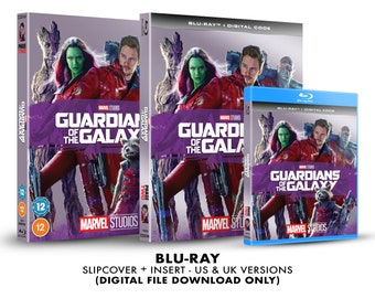 Marvel Studios Guardians of the Galaxy Custom Blu-ray Slipcover + Insert Set [DOWNLOAD]