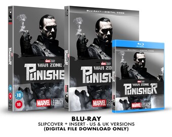 Marvel Punisher: War Zone Custom Blu-ray Slipcover + Insert Set [DOWNLOAD]