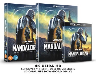 Star Wars: The Mandalorian - Season 2 Custom 4K Blu-ray Slipcover + Insert Set [DOWNLOAD]