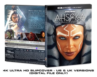 Star Wars: Ahsoka (Season 1) Custom 4K Blu-ray Slipcover [DOWNLOAD]