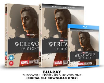 Marvel Studios Werewolf By Night Custom Blu-ray Slipcover + Insert Set [DOWNLOAD]