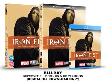 Marvel Iron Fist - Season 2 Custom Blu-ray Slipcover + Insert Set [DOWNLOAD]