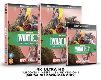 Marvel Studios What If - Season 3 Custom 4K Blu-ray Slipcover + Insert Set [DOWNLOAD]