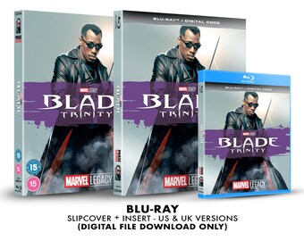 Marvel Blade Trinity Custom Blu-ray Slipcover + Insert Set [DOWNLOAD]