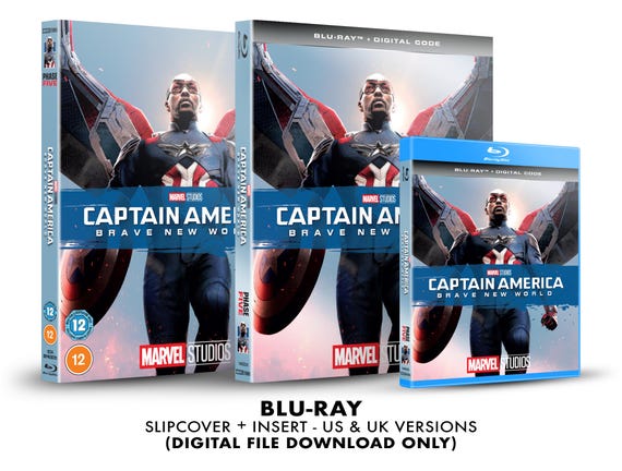 Marvel Studios Captain America: Brave New World Custom Blu-ray