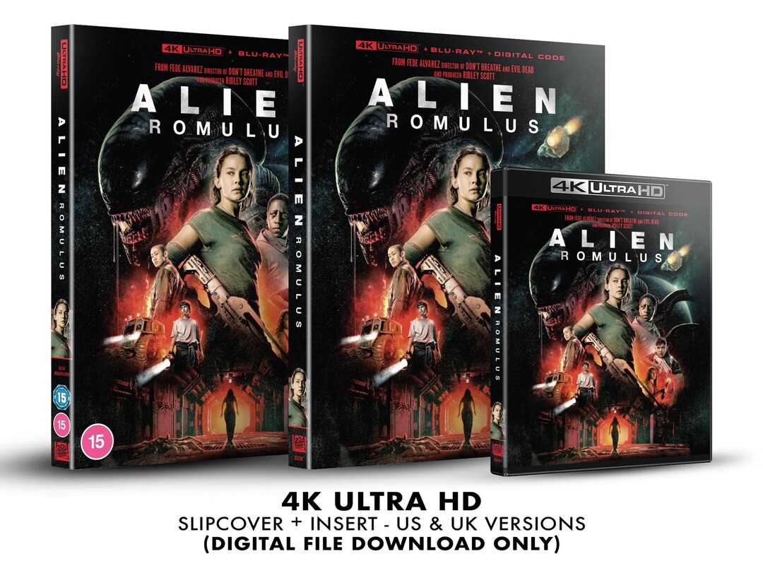 Alien : Romulus Custom 4K Blu-ray Slipcover + Insert Set TÉLÉCHARGEMENT ...