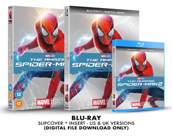 Marvel The Amazing Spider-Man 2 Custom Blu-ray Slipcover + Insert Set [DOWNLOAD]