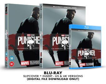 Marvel The Punisher- Season 2 Custom Blu-ray Slipcover + Insert Set DOWNLOAD]
