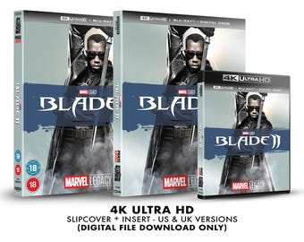 Marvel Blade II Custom 4K Blu-ray Slipcover + Insert Set [DOWNLOAD]