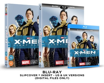 Marvel X-Men: First Class Custom Blu-ray Slipcover + Insert Set [DOWNLOAD]