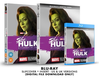 Marvel Studios She-Hulk: Attorney At Law Custom Blu-ray Slipcover + Insert Set [DOWNLOAD]
