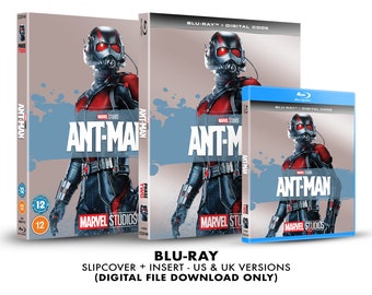 Marvel Studios Ant-Man Custom Blu-ray Slipcover + Insert Set [DOWNLOAD]