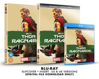 Marvel Studios Thor: Ragnarok Custom Blu-ray Slipcover + Insert Set DOWNLOAD]