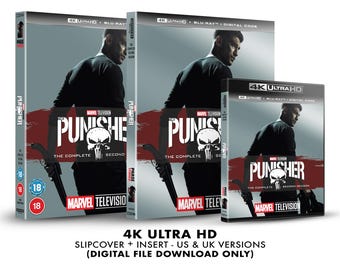 Marvel The Punisher - Season 2 Custom 4k Blu-ray Slipcover + Insert Set DOWNLOAD]