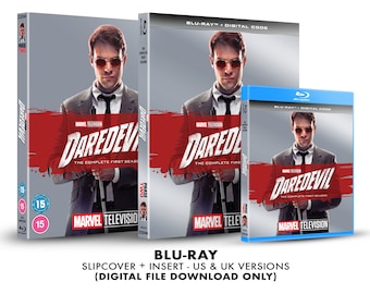 Marvel Daredevil - Season 1 Custom Blu-ray Slipcover + Insert Set DOWNLOAD]