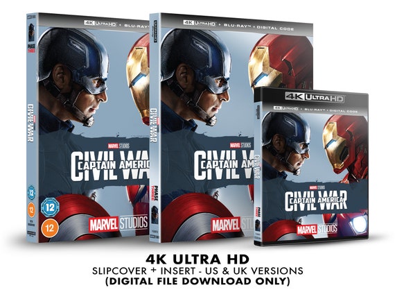 Marvel Studios Captain America: Civil War Custom 4K Blu-ray