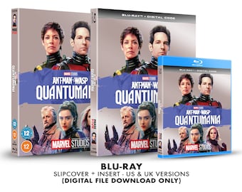 Marvel Studios Ant-Man and the Wasp: Quantumania Custom Blu-ray Slipcover + Insert Set [DOWNLOAD]