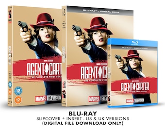 Marvel Studios Agent Carter - Season 1 Custom Blu-ray Slipcover + Insert Set [DOWNLOAD]