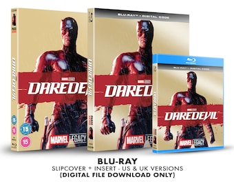 Marvel Daredevil Custom Blu-ray Slipcover + Insert Set DOWNLOAD]