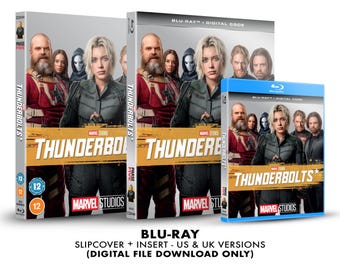 Marvel Studios Thunderbolts Custom Blu-ray Slipcover + Insert Set [DOWNLOAD]