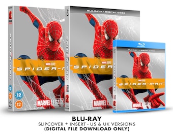 Marvel Spider-Man Custom Blu-ray Slipcover + Insert Set [DOWNLOAD]