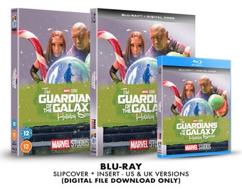 Marvel Studios Guardians of the Galaxy Holiday Special Custom Blu-ray Slipcover + Insert Set [DOWNLOAD]