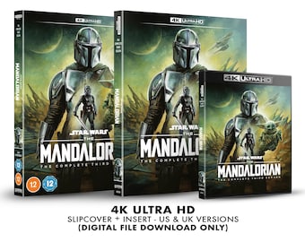 Star Wars: The Mandalorian - Season 3 Custom 4K Blu-ray Slipcover + Insert Set [DOWNLOAD]