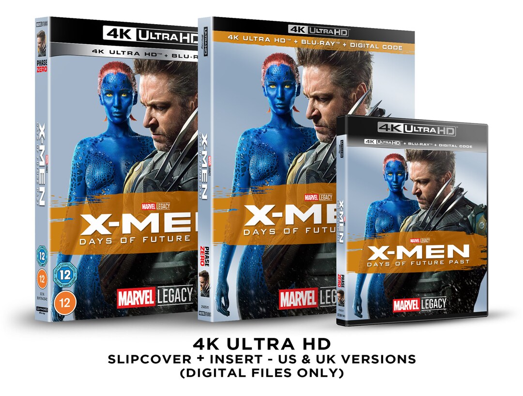 MARVEL - Blu-ray4セット Marvel X-men: Days of Future Past Custom 4K Blu-ray