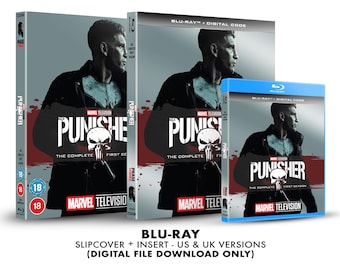 Marvel The Punisher- Season 1 Custom Blu-ray Slipcover + Insert Set DOWNLOAD]
