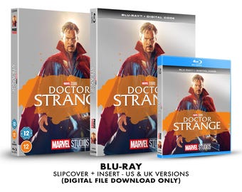 Marvel Studios Doctor Strange Custom Blu-ray Slipcover + Insert Set [DOWNLOAD]