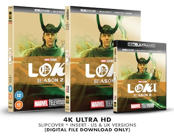Marvel Studios Loki - Season 2 Custom 4K Blu-ray Slipcover + Insert Set [DOWNLOAD]